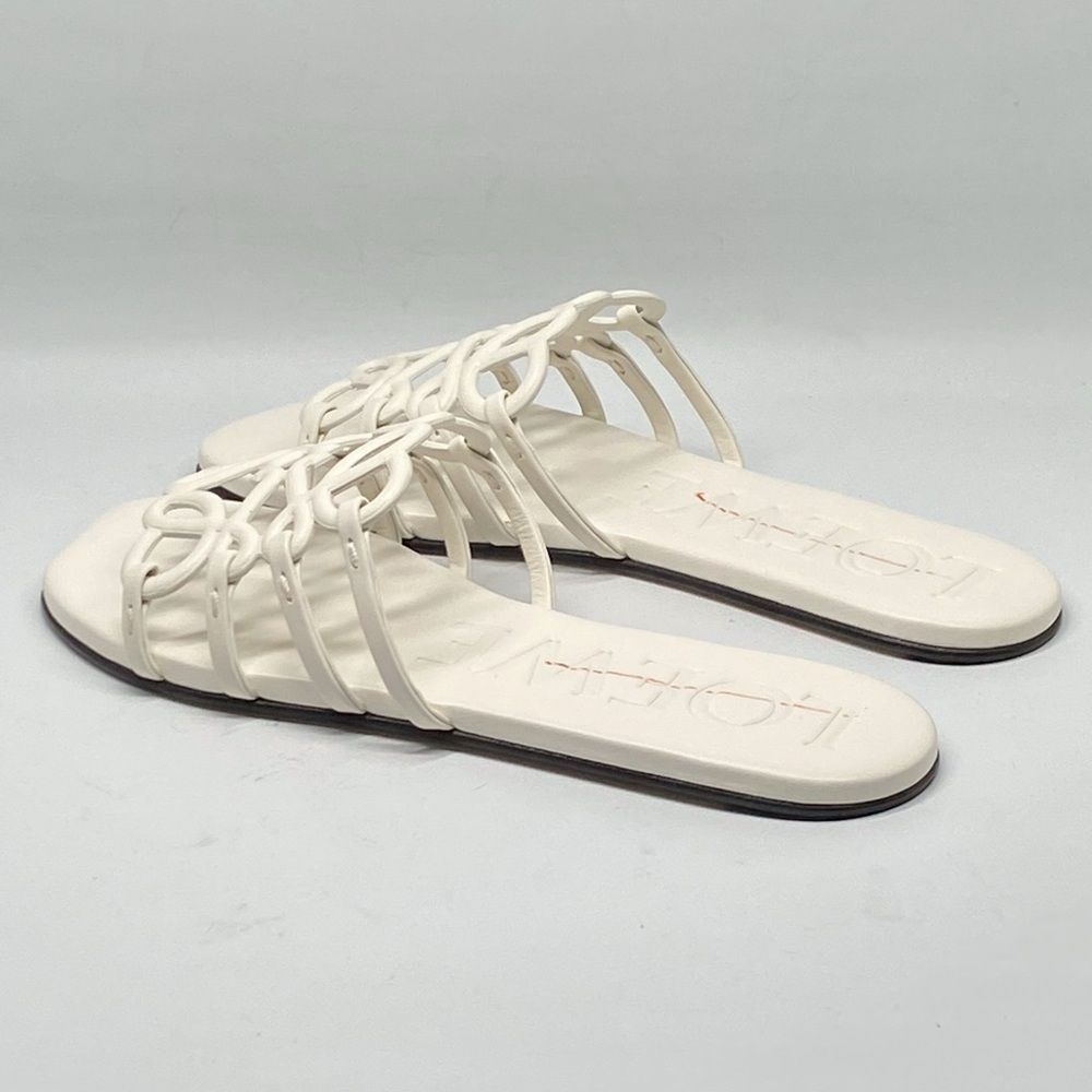 Loewe Petal Anagram slide in soft calfskin size 37 - Picture 13 of 16